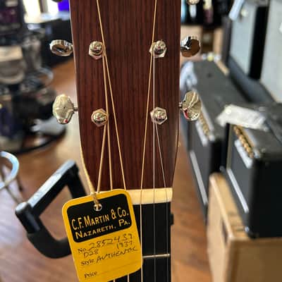 Martin D-28 VTS Authentic 1937 - Natural /4lbs. 6.0oz #2852439 In Stock! Ships Fast! image 11