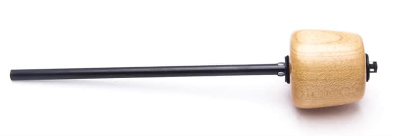 Danmar - 207 - Bass Drum Beater - Tommy Aldridge Maple "Clear" - Hard Wood Beater, Black Shaft image 1