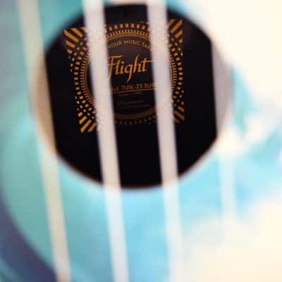 Flight Long Neck Travel Soprano Ukulele - Surf image 6