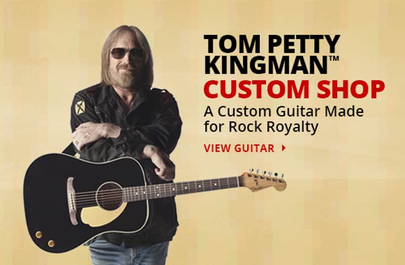 Limited Edition Tom Petty Signature Acoustic Fender Kingman Guitar image 1