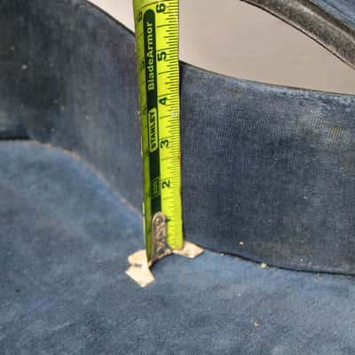 1950's Gretsch Archtop Case Black/Blue image 13
