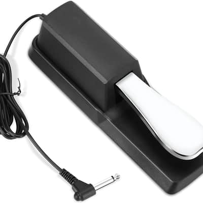 Sustain Pedal, Sustain Pedal for Keyboard Universal, Premium Piano Pedal for Keyboard with Polarity Switch for MIDI Keyboards, Digital Pianos, Yamaha, Casio and More, 1/4'' Input Plug image 1