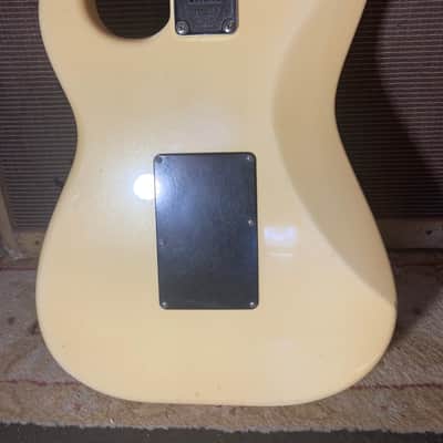 Charvel Model 3A MODDED Washburn Wonderbar , Vintage Duncan JB Double White MIJ c. 1987 - Faded Pearl White Sparkle image 4