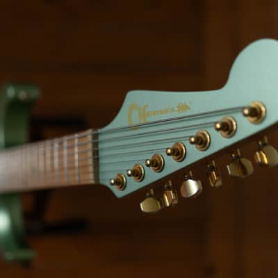 Charvel Angel Vivaldi Nova 7 Sage Green 2019 - Present - Satin Sage Green image 5