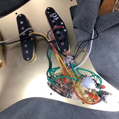 Squier by Fender Standard Series Stratocaster 2013 Cherry Sunburst with Iron Gear Texas Loco & Fender Pickups and 10-way Parallel and Series wiring image 10