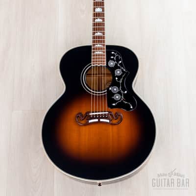1992 Gibson J-200 Jumbo Acoustic Guitar Vintage Sunburst, Near-Mint w/ Case image 2