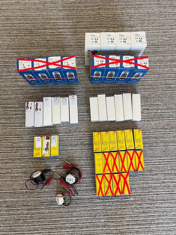 Tube Set: 12AX7, 6L6 image 1