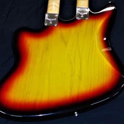 2001 Fender custom shop Masterbuilt doubleneck Jaguar/Bass VI Sunburst image 7