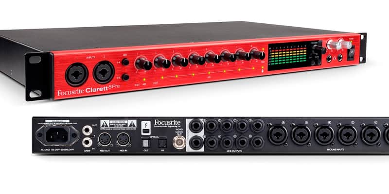 Focusrite Clarett+ 8pre 2020’s - Red image 1