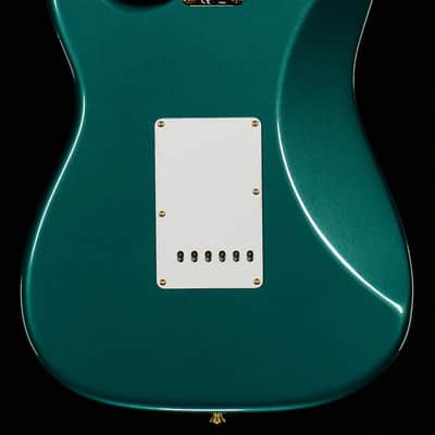 Fender Custom Shop LTD 1956 Stratocaster Gold Hardware NOS Sherwood Green Metallic (472) image 4
