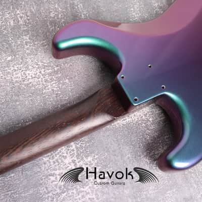 S Type Wenge Neck, S-Style ST Guitar, Medium Jumbo Stainless Jescar, 22 Stainless Steel Frets, Electric Guitar Neck Replacement Part, Guitar Build image 7