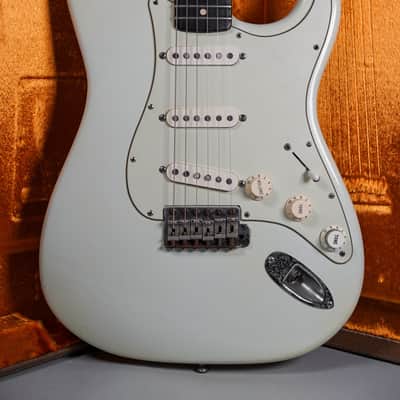 1959 Fender Stratocaster White Refin Vintage Electric Guitar w/HSC image 2