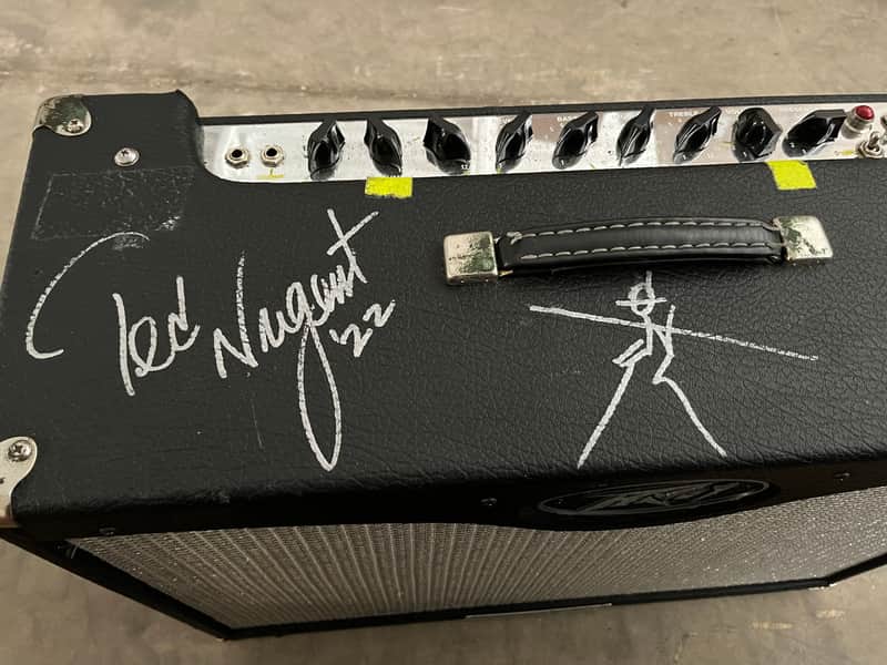 Peavey Classic 50 212 50-Watt 2x12 Guitar Combo Owned/Autographed by Ted Nugent image 1