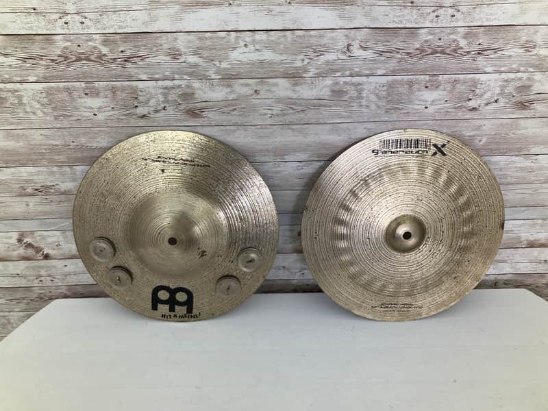 Used Set of Meinl 12" GenerationX Johnny Rabb Safari Hi-Hat image 1