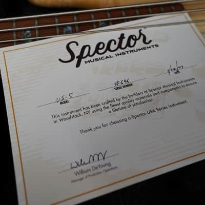 Spector USA NS-5XL - Curly/Flame Solid Wings Oil Finish Left-Handed 5-String Bass Guitar w/ Black Tolex Case (2023) image 21