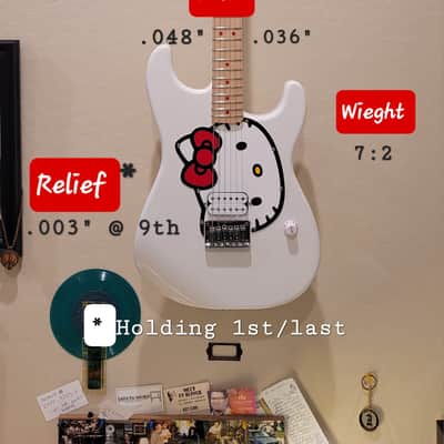 Squier Hello Kitty Stratocaster 2024 - 2025 - White image 1