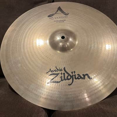 Zildjian 17" A Custom Fast Crash Cymbal 2002 - Present - Brilliant image 4