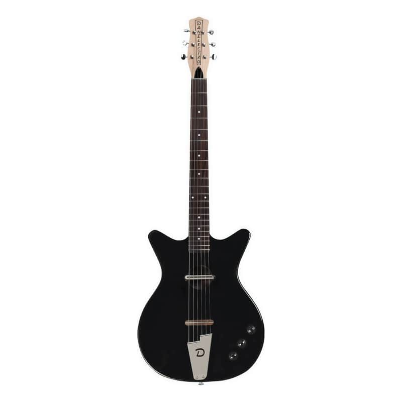 Danelectro Convertible Acoustic Electric Guitar-Black *USA Small Business*