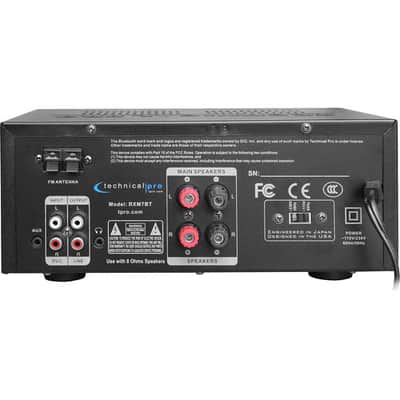 Technical Pro RXM7BT Stereo Audio Receiver image 3