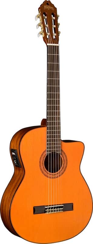 Washburn C5CE-A Classical Series Cutaway Acoustic Electric Guitar image 1