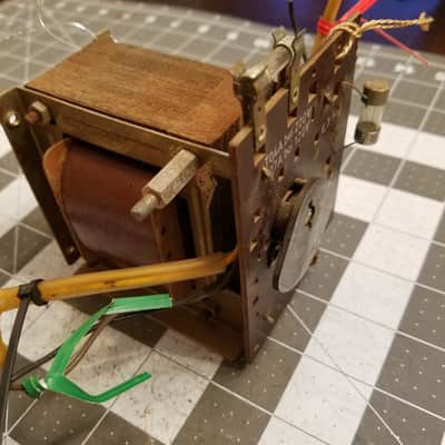Saba unmarked Transformer 230 / 6.3 V Vintage Power 120 and 220V inputs European Tested Tube Amp Project 1950s image 8
