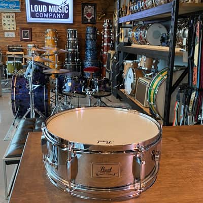 Pearl Steel Snare 2001 Chrome -#1409 image 1