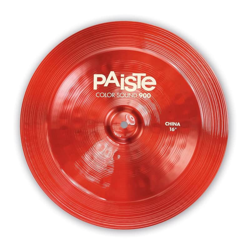 Paiste 16 Inches Color Sound 900 Red China Cymbal image 1