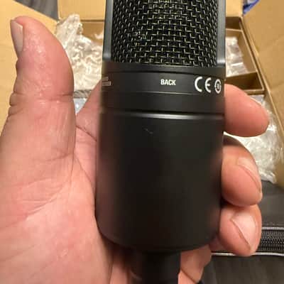 Audio-Technica AT2020 Large Diaphragm Cardioid Condenser Microphone 2010s - Black image 5