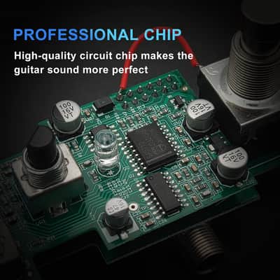 SAPHUE Digital Delay Guitar Effects Pedal Effect Pedals Time/Level/Repeat Knob with Steel Metal Shell Mini Single Type Dc 9V with True Bypass Switch for Multi Electric Guitar Kit image 4
