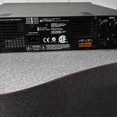 Crown Xs700 2-Channel Power Amplifier 2000s - Black with Silver Trim image 8