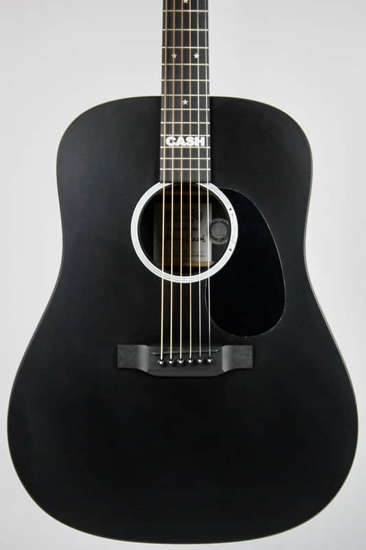Martin DX Johnny Cash - Jett Black 2023 w/Gig Bag image 1