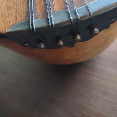Antique Mandolin pre-1900 Brass Tuners, Bridge & Tailpiece Lot image 17