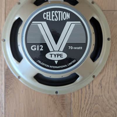 Celestion G12 V-Type 12" 70-Watt 16ohm Guitar Amp Speaker 2020s - White image 1