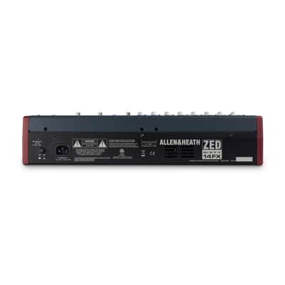 Allen & Heath ZED60-14FX Live and Studio Mixer with Digital FX and USB Port image 2