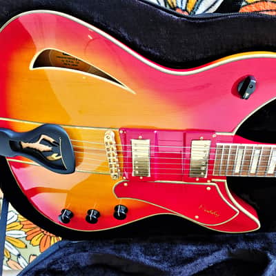 ONG Blues Guitar Muddy 2000 - Cherry Sunburst image 4