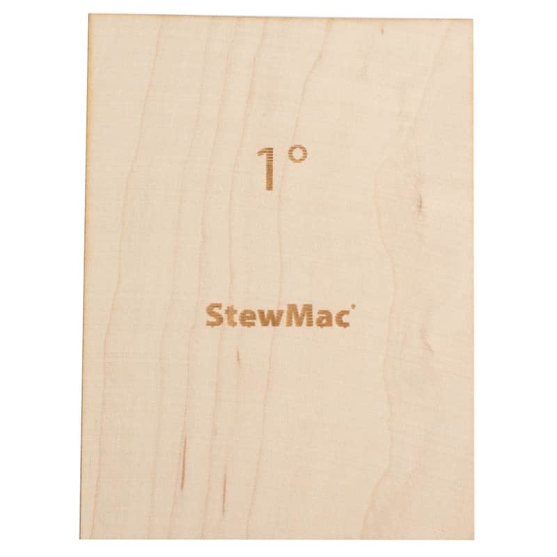 StewMac Neck Shim for Bass, Blank, 1 degree image 1