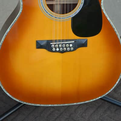 2007 Martin MC12-41 Richie Sambora Sunburst 12-string Madagascar Italian Alpine image 12