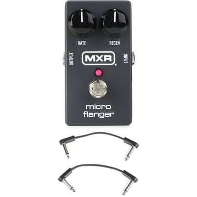 MXR M152 Micro Flanger Pedal with 3 Patch Cables image 2