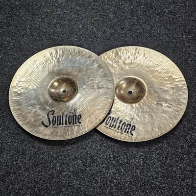 Hi-Hat Cymbals 13" Soultone Made In Turkey USED! RKSLT020426 image 2