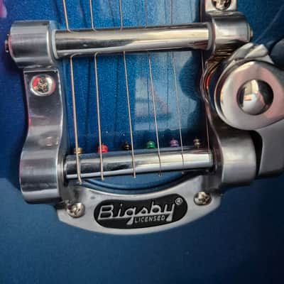 Gretsch G5232T Electromatic Double Jet FT 2022 - Present - Fairline Blue Gretsch Hardcase image 8