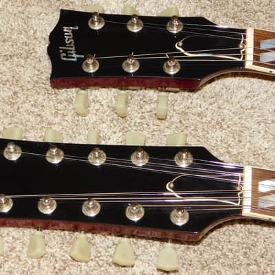 Gibson EDS-1275 Double Neck Electric Guitar 1995 Vintage Cherry image 14