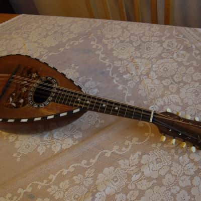 Francesco Salome Neapolitan Bowl-Back Mandolin - Natural image 1