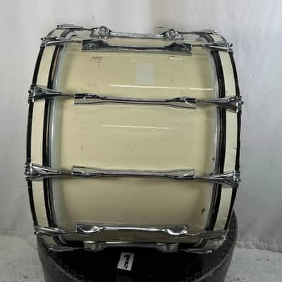 Immagine Yamaha MB822U Marching Field 22" Bass/Kick Drum - White - w/ Hard Case - 5