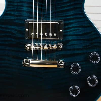 Gibson Custom Shop Les Paul Axcess Custom Figured with Stopbar Tailpiece - Peacock Widow image 6