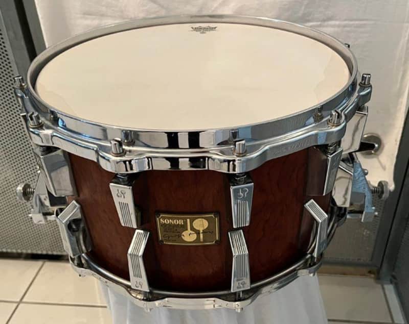 Sonor Signature HLD 580 Heavy Bubinga 14x8" Snare Drum - 24 Lugs - Excellent Condition image 1
