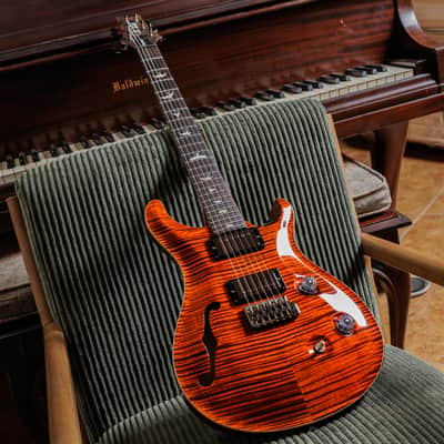PRS Custom 24 Semi-Hollow Wood Library 10-Top image 8