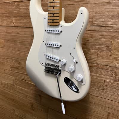 Fender Jimmie Vaughan Stratocaster Guitar -1997 - MIM- Olympic White 7lbs 14oz w/Roadrunner gig bag image 5