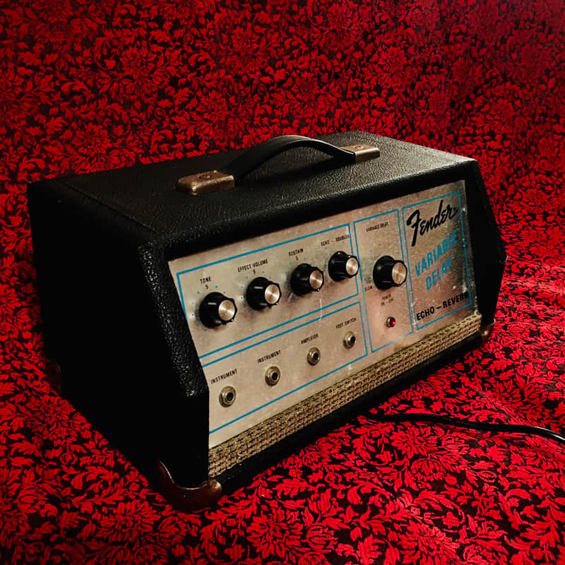 Tel-Ray Electronics Fender Variable Delay Oil Can Echo 1960s Black
