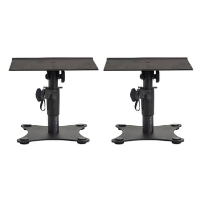 B-Stock Gator GFW-SPKSTMNDSK Adjustable Desktop Studio Monitor Stands (Pair) 2020s - Black image 2