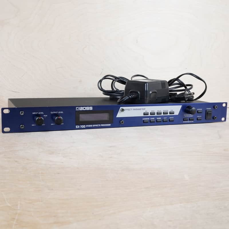 Boss SX-700 Studio Effects Processor 1998 Blue w/ Power Supply image 1